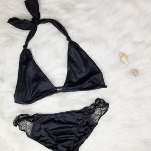 50% OFF Beach Bunny Dupe Black Bikini Set (#31)